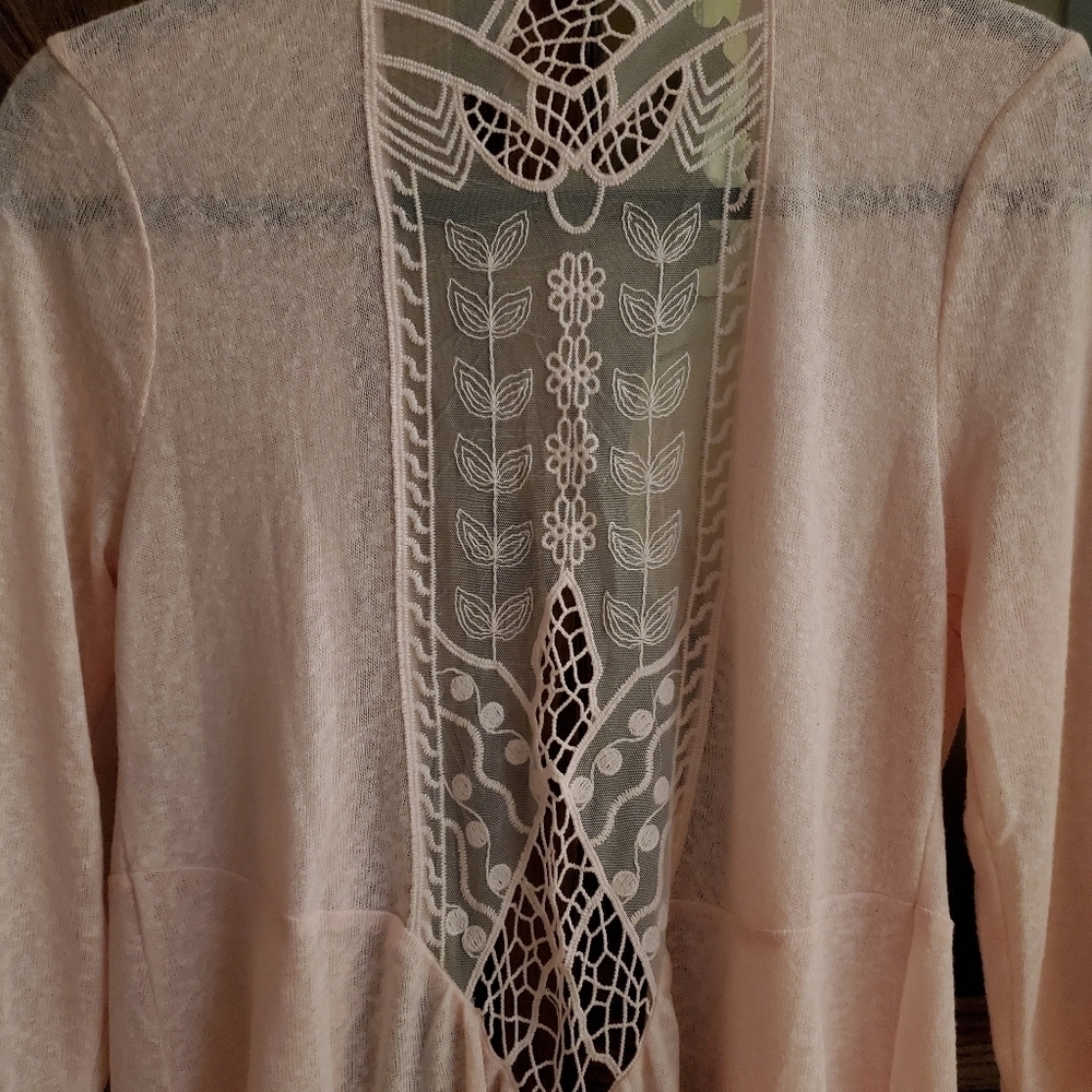 Torrid Women's Sheer Embroidered Carrigan - Picture 4 of 7